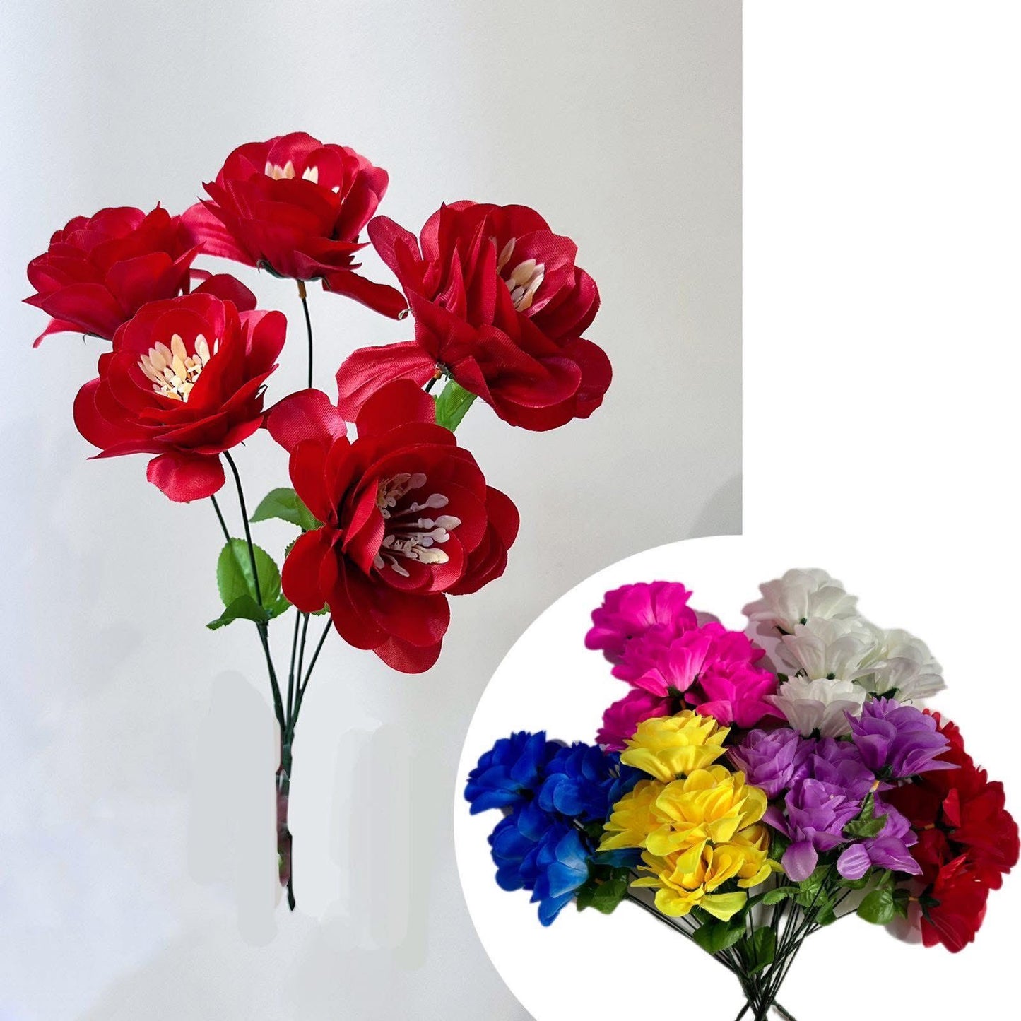 A-544 Bouquet of dahlias with 5 heads