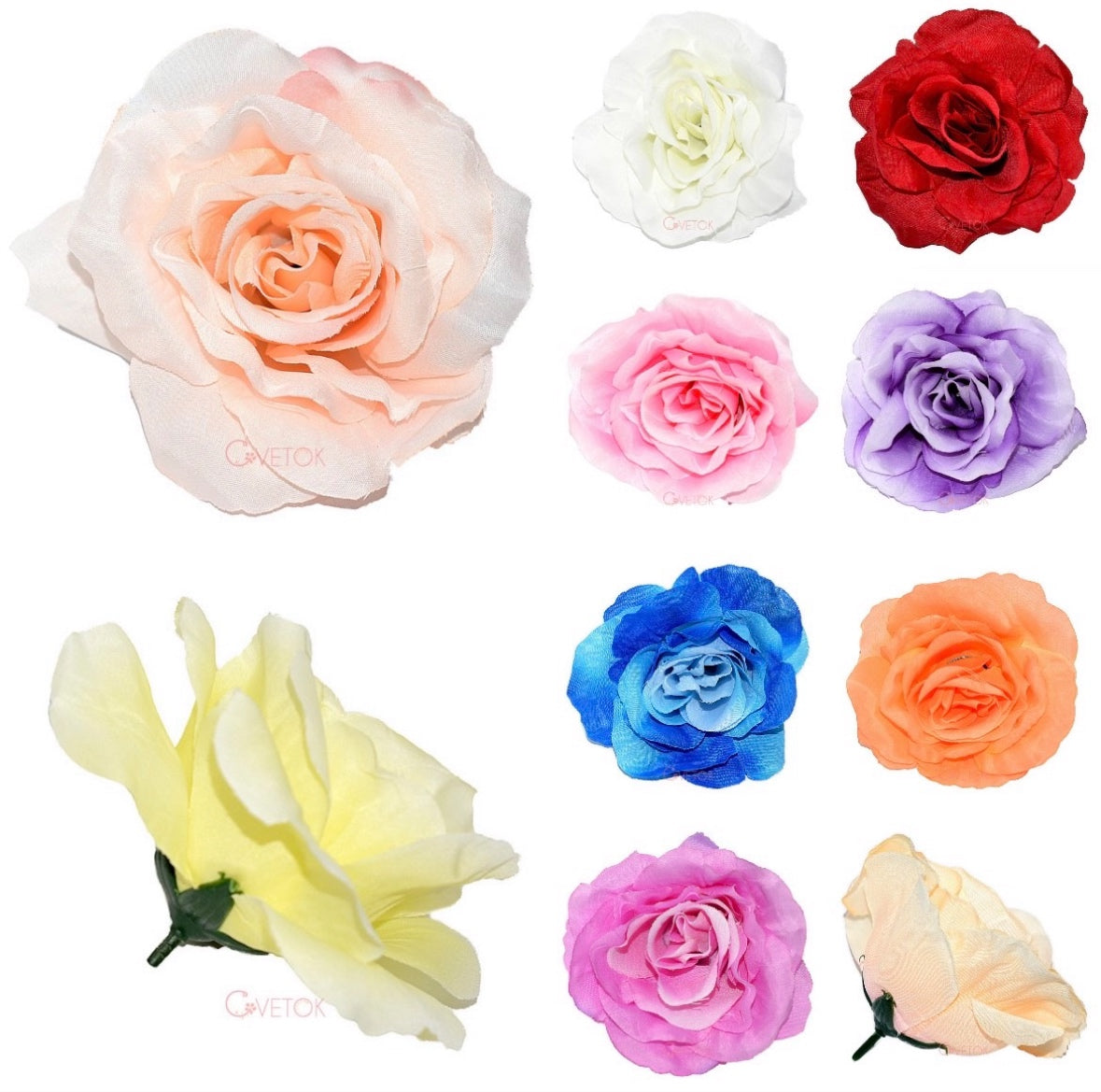 J-007 Large rose flower