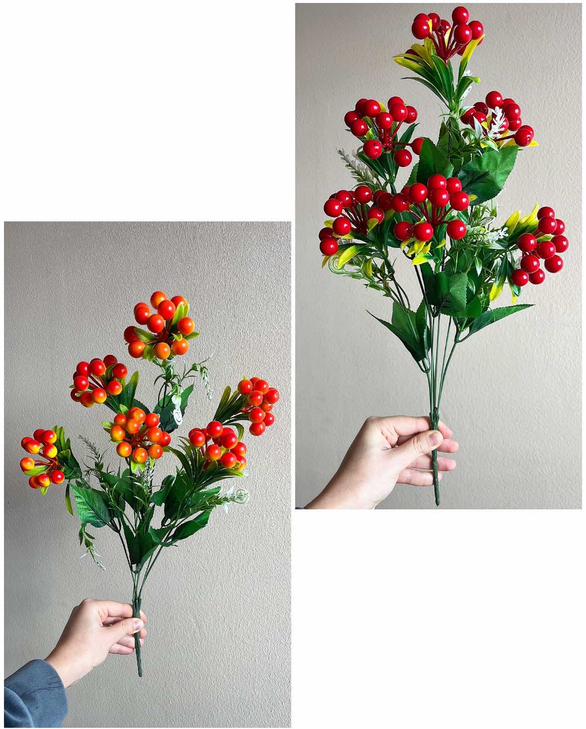 E-9/6 Букет с червени топчета за 6 клонки