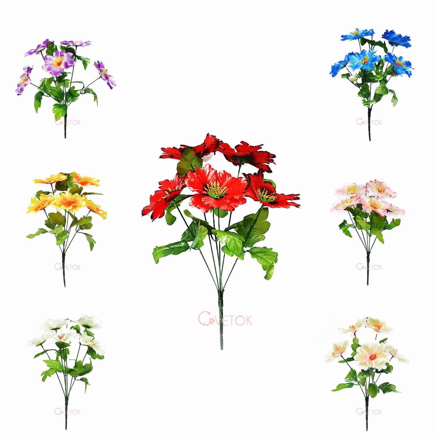 KS-11/5 Букет от макове за 5 глави