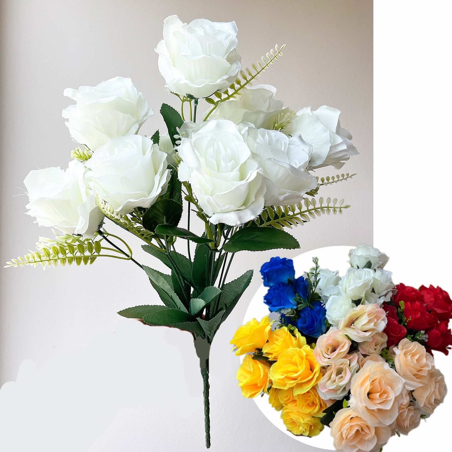 A-585/9 Люксозен букет от рози с 9 глави