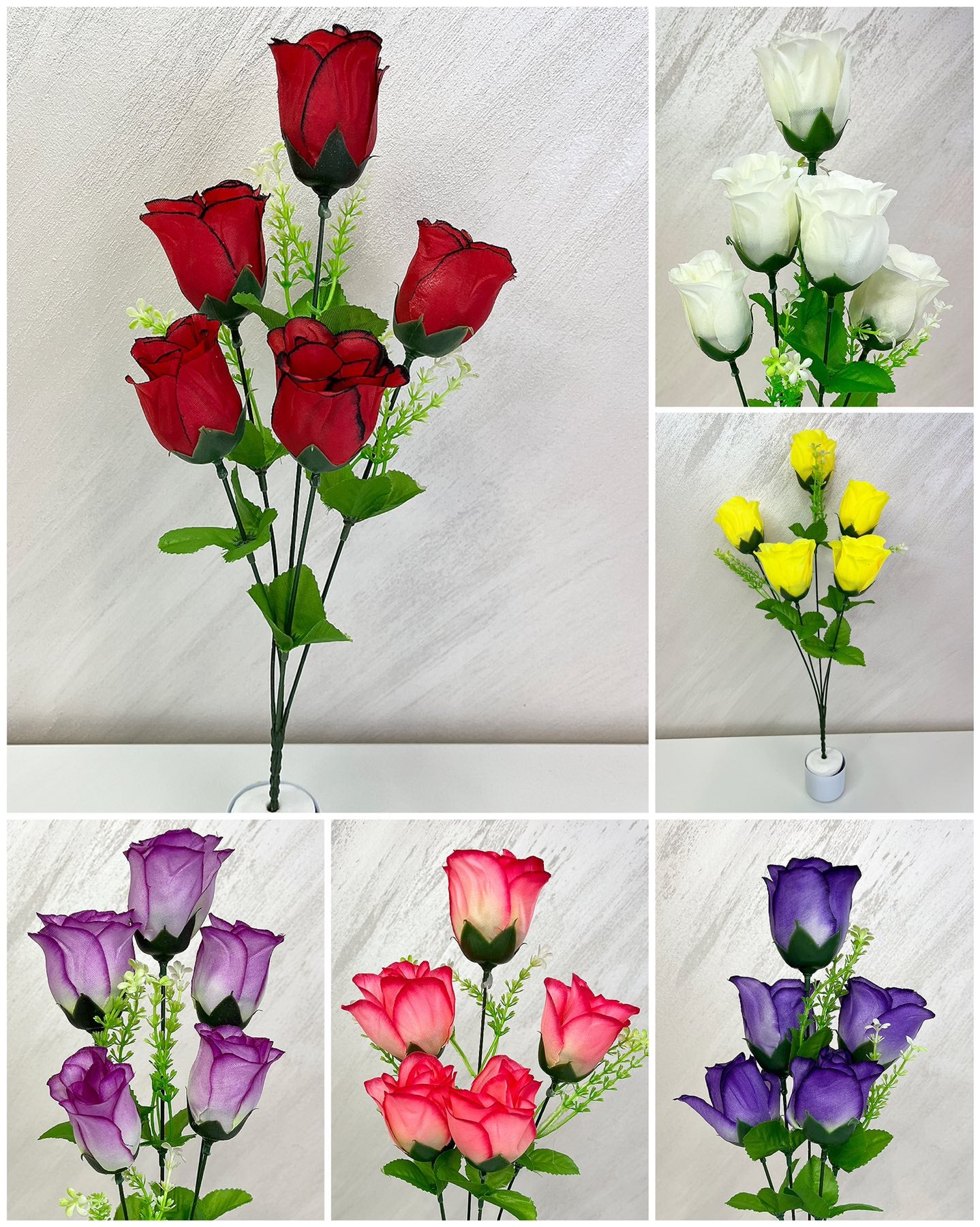 D-2 Евтин букет от роза пъпка