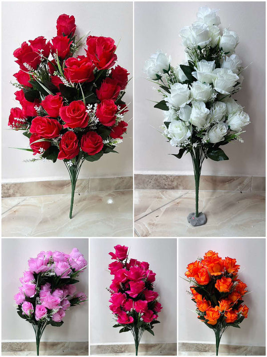 B-100 Голям букет с рози