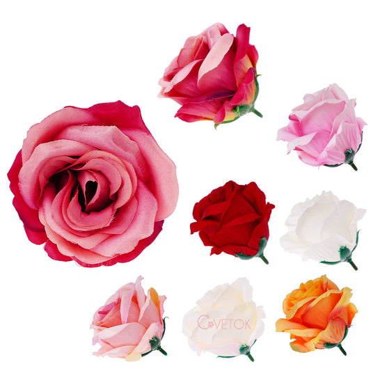 J-029 Luxurious rose head