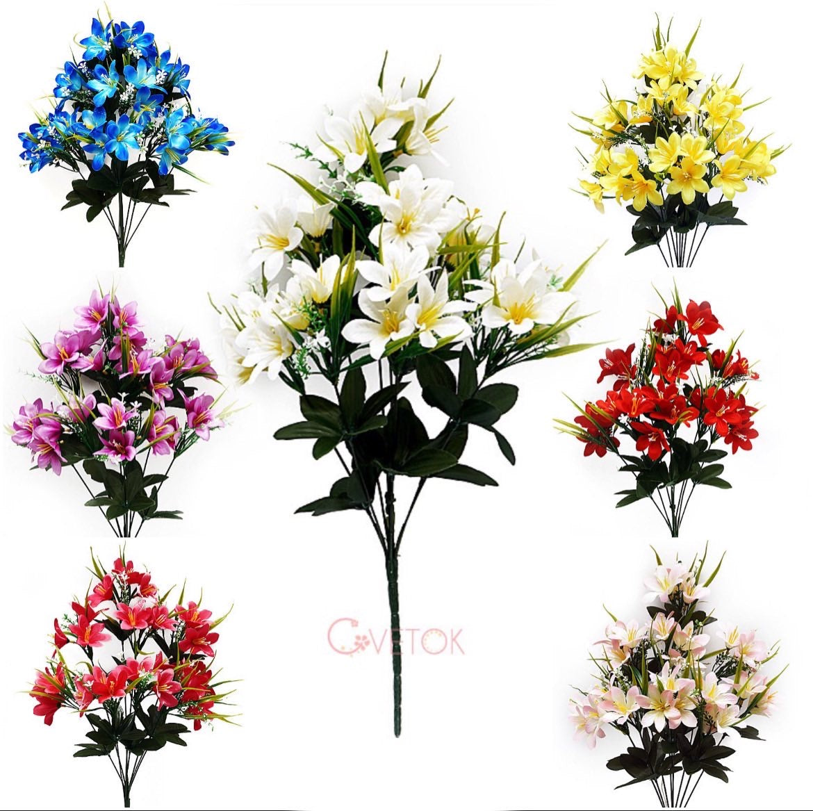 С-65 Изкуствен букет с малки цветчета