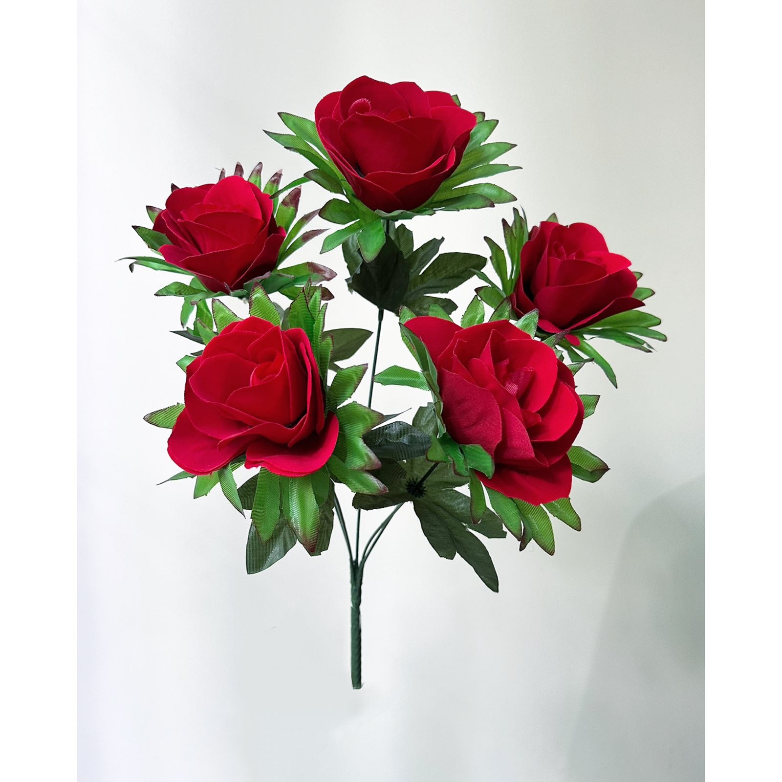 A-501/5 Букет от червена кадифена роза с 5 глави